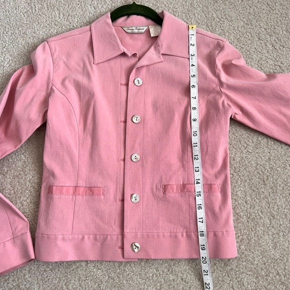 Tommy Bahama Silk Blend Jacket Button Front Blazer‎ Career XS Pink Soft - Picture 9 of 9
